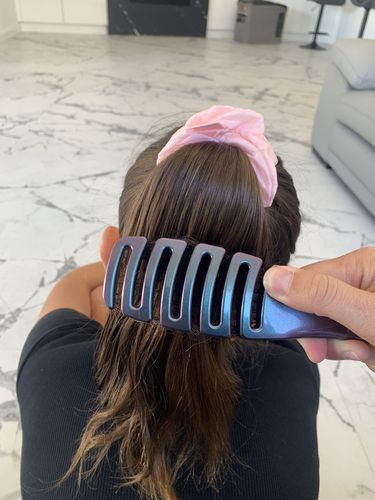 Customer photo review of Scream-Free™ Detangling Brushes: Family 4 Pack