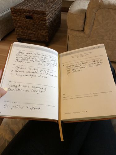 Customer photo review of Easter Bundle: 4 Journals + 1 Free Grey Journal
