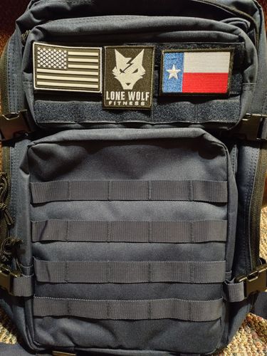 Customer photo review of Embroidery Velcro Texas Patch