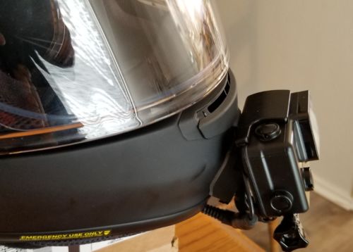 Customer photo review of Shoei RF-1200/NXR Camera Mount