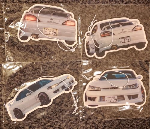 Customer photo review of Four Custom Air Fresheners