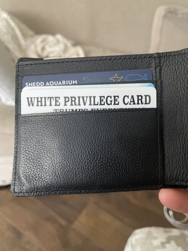 Customer photo review of White Privilege Card
