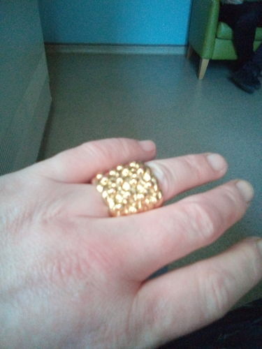 Customer photo review of KEEPER RING (GOLD)