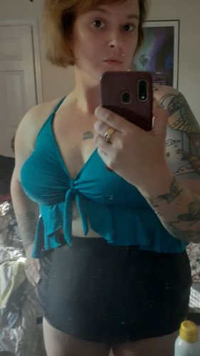 Customer photo review of Bora Top | Blue