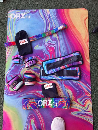 Customer photo review of Guantes Pesas GRAB Psicodelic