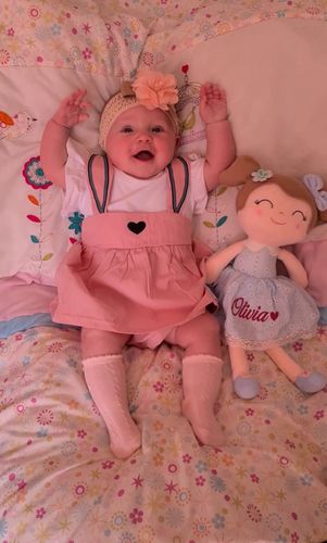 Customer photo review of Personalized Leyadoll (Blue) with Gift Bag