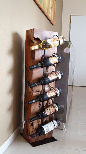 Customer photo review of Weinregal Weinständer Holz massiv XILON 100 cm