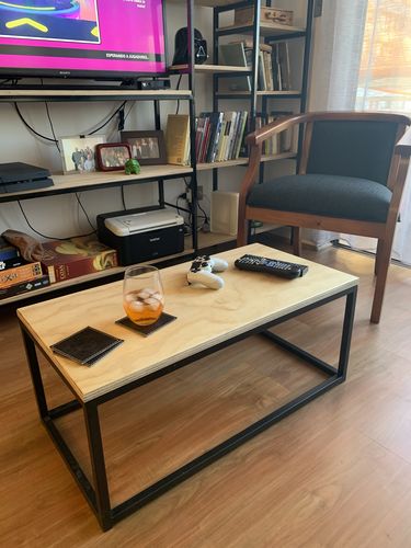 Customer photo review of Mesa de Centro MIMA Rectangular NEGRA