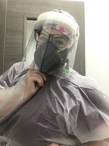 Customer photo review of Stealth P3 Dust & Particle Protective Respirator Face Mask