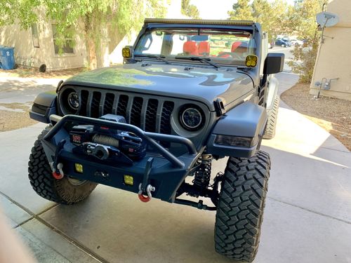 Customer photo review of Aerolidz Light Bar Cover - 50”/ 52” - Clear - Single Row