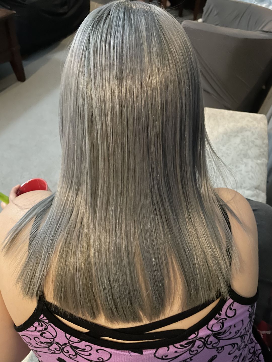 Customer photo review of TKS Tanino Blend Professional Smoothing System Treatment 2.0 - 1L