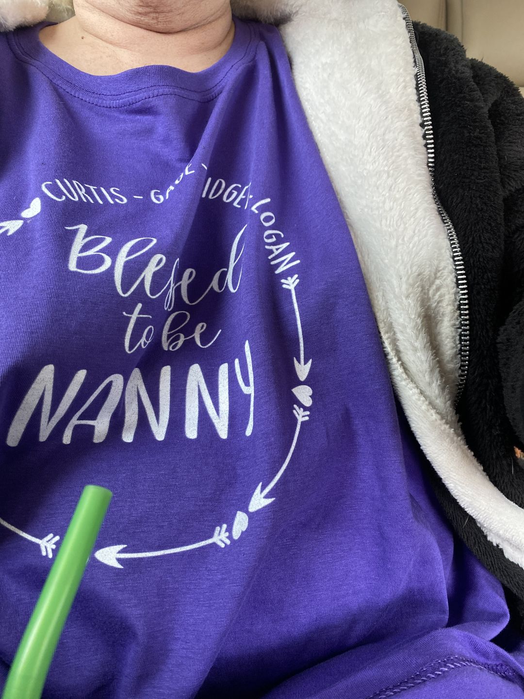 Customer photo review of PERSONALIZED Mama Bear Premium Tees