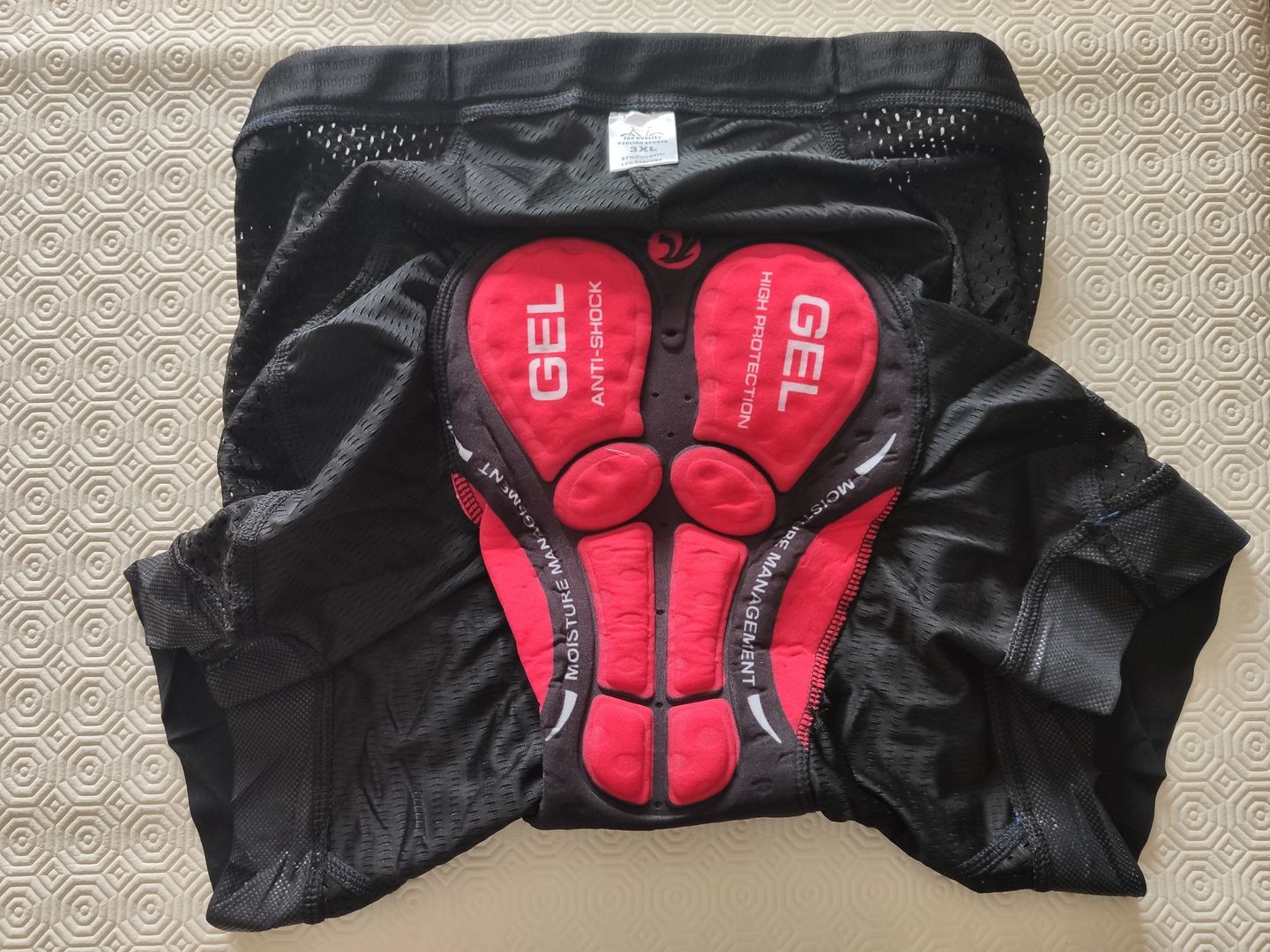 Customer photo review of X-TIGER 5D Padded Cycling Underwear