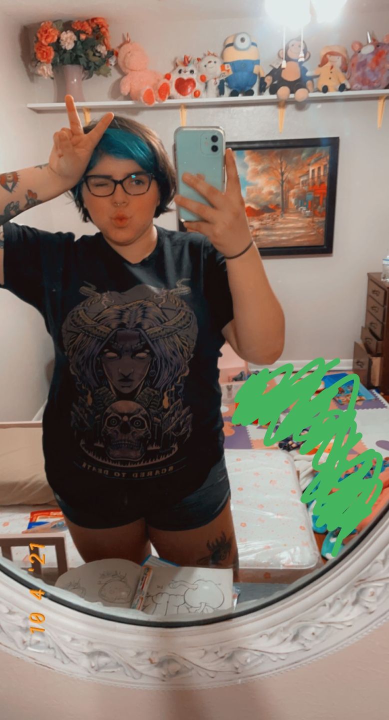 Customer photo review of Dark Princess Tee