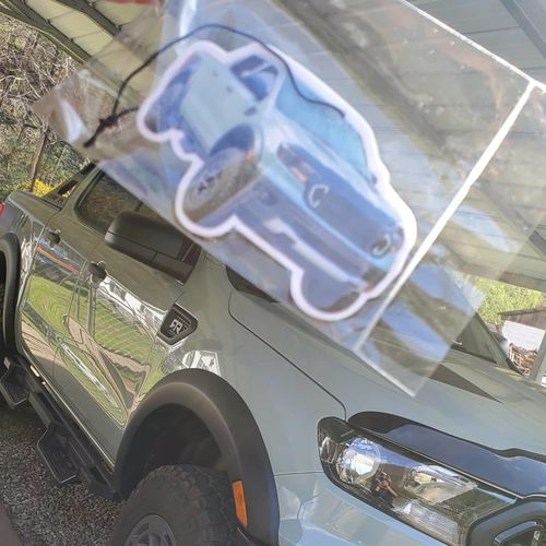 Customer photo review of Two Custom Air Fresheners