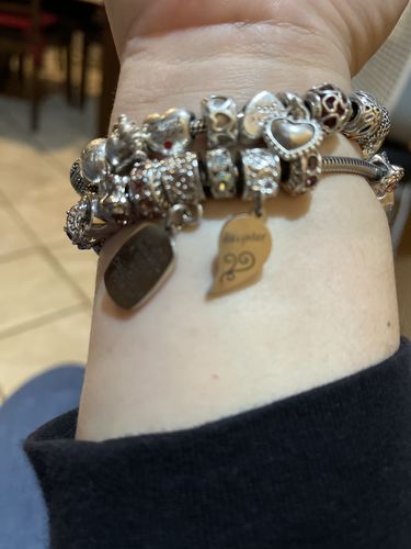 Customer photo review of Mother Daughter Eternal Love Bracelets