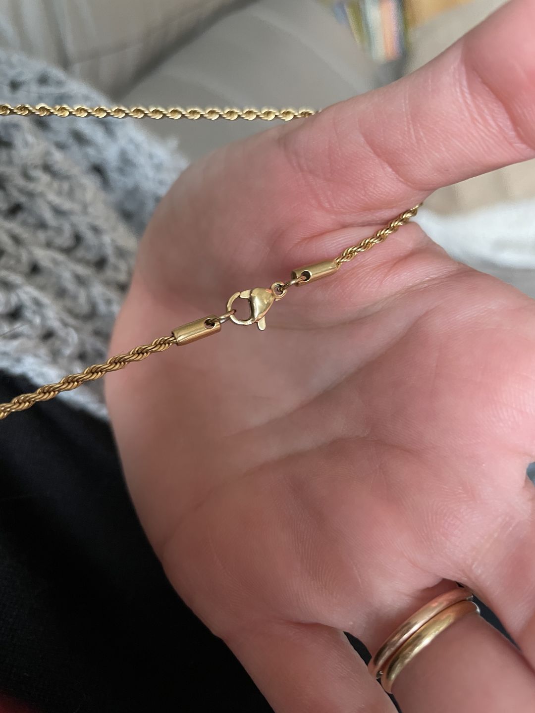 Customer photo review of Rope Necklace