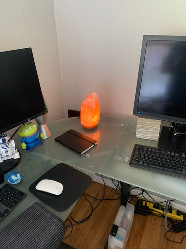 Customer photo review of Original Himalayan Salt Lamp (Medium)