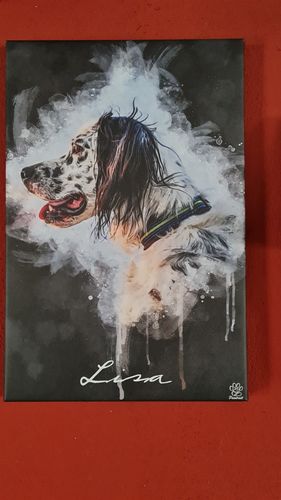 Customer photo review of Wasserfarben Pawtrait