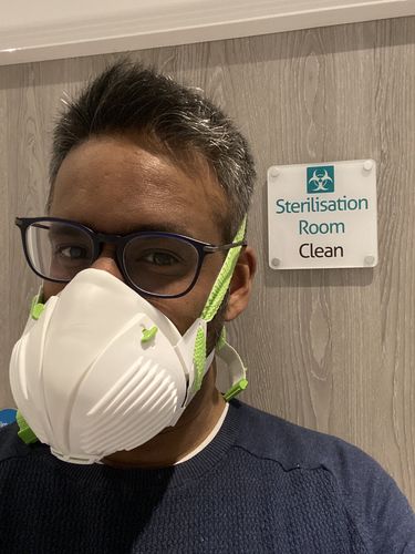 Customer photo review of Stealth P3 Dental Face Mask