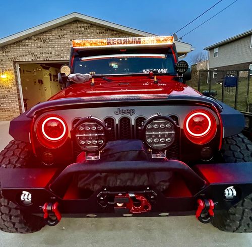 Customer photo review of Aerolidz Light Bar Cover - 50” 52” - Clear -  Dual Row