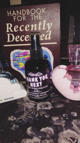 Customer photo review of thank you next Travel Spray Sanitizer