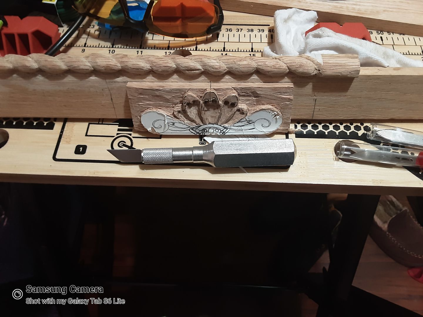 Customer photo review of K6 Heavy Duty Metal Knife
