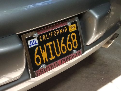 Customer photo review of 1967 CALIFORNIA LICENSE PLATE 6"x12" (156.5mm x 305mm)