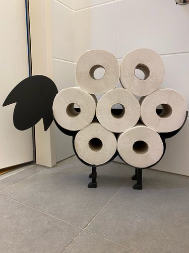 Customer photo review of Får som toiletpapirsholder