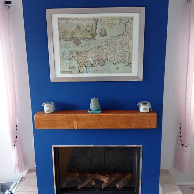 Customer photo review of Old Map of Cornwall in 1576 by Christopher Saxton - Penzance, St Ives, Plymouth, Lands End, Padstow, St Michael's Mount, Lizard