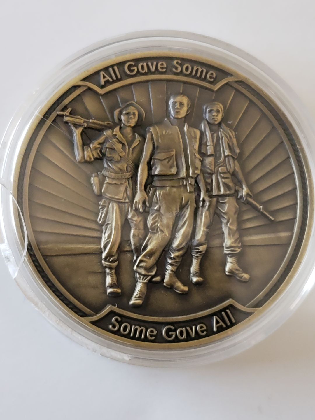Customer photo review of Vietnam Veteran Coin
