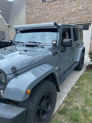 Customer photo review of Aerolidz Light Bar Cover - 50” 52” - Clear -  Dual Row