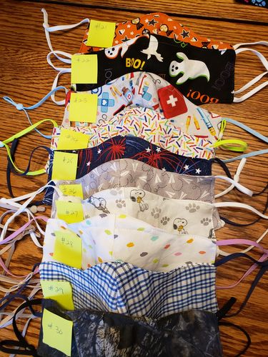 Customer photo review of Mask Insert - Straight - 100 Count