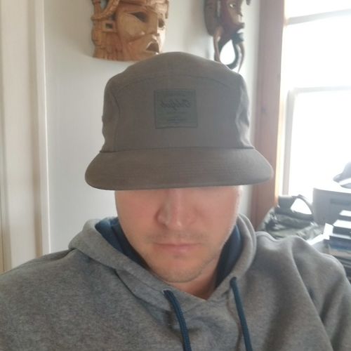Customer photo review of Big Army Green Camp Hat