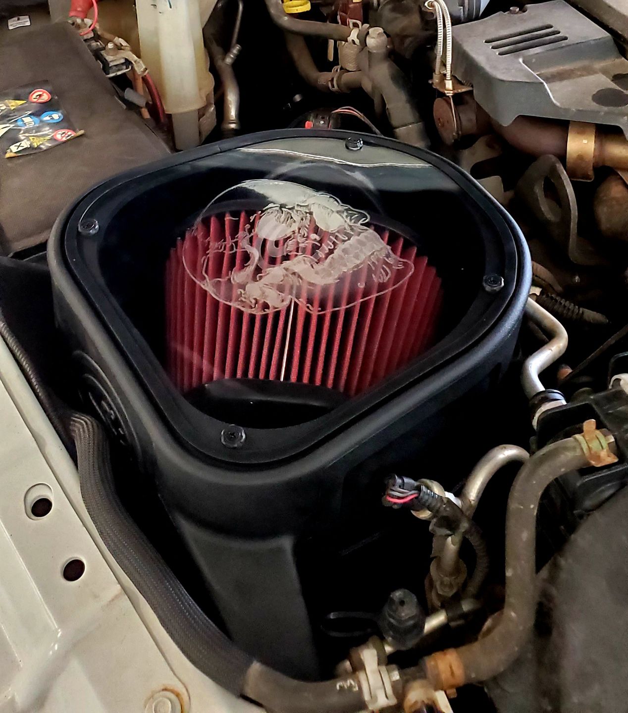 Customer photo review of 2013-2018 Cummins S&B Intake Kit (75-5068)