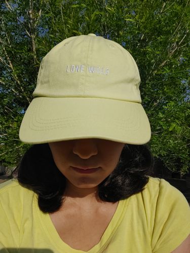 Customer photo review of Light Yellow Dad Hat
