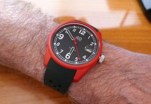 Customer photo review of 40N7.0LBK Ladies 35MM SPARTAN Watch