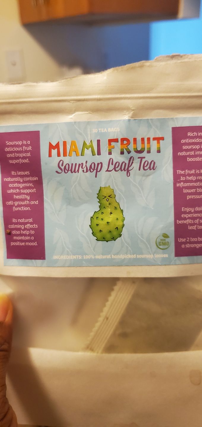 Customer photo review of Soursop Leaf Tea