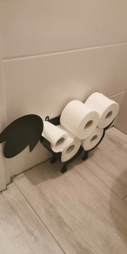 Customer photo review of Får som toiletpapirsholder