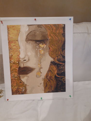 Customer photo review of Gustav Klimt 'The Golden Tears'