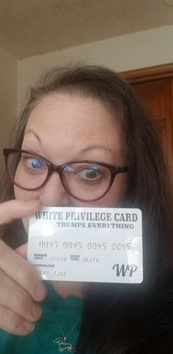 Customer photo review of White Privilege Card