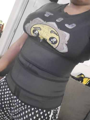 Customer photo review of Lux Latex Double Abdominal Belt