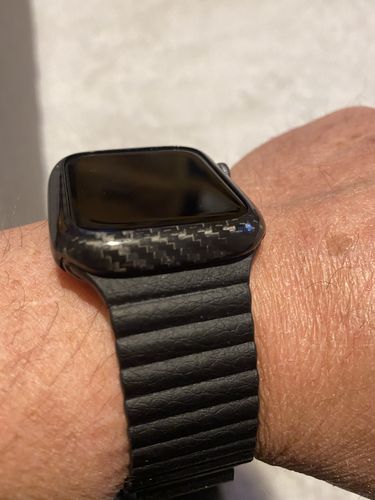 Customer photo review of CD Carbon Case Apple Watch
