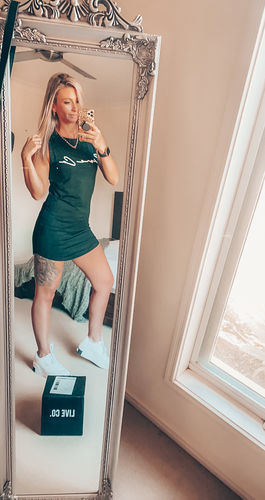 Customer photo review of Signature Series Female Singlet Dress