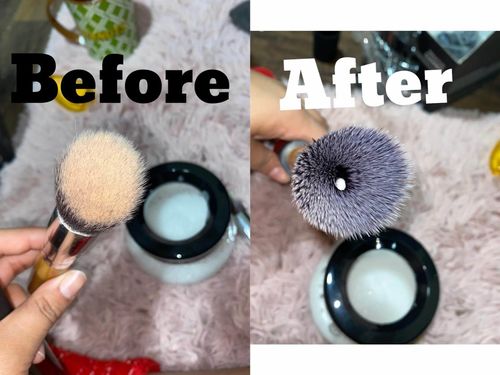 Customer photo review of Infinity Makeup Brush Cleaner & Dryer Bowl