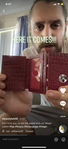Customer photo review of Magistrale Magic Wallet Croco