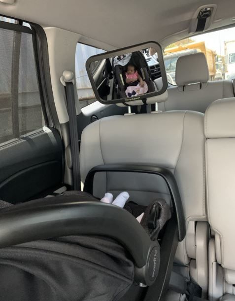 Customer photo review of Baby Car Seat Mirror