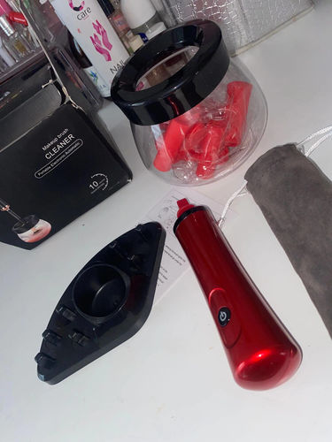 Customer photo review of Infinity Makeup Brush Cleaner & Dryer Bowl