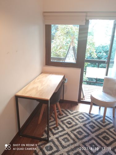 Customer photo review of Escritorio de madera MIMA 120 x 50 Negro