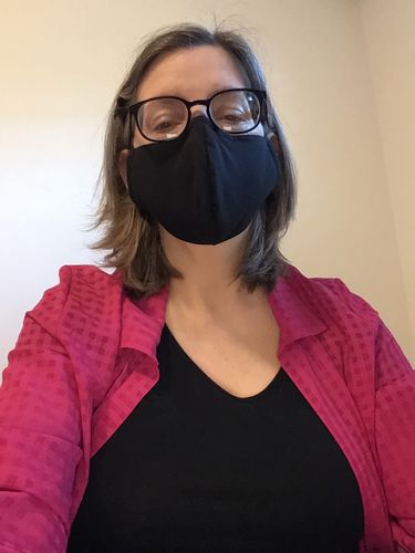Customer photo review of Advanced Nanotech Premium Face Mask
